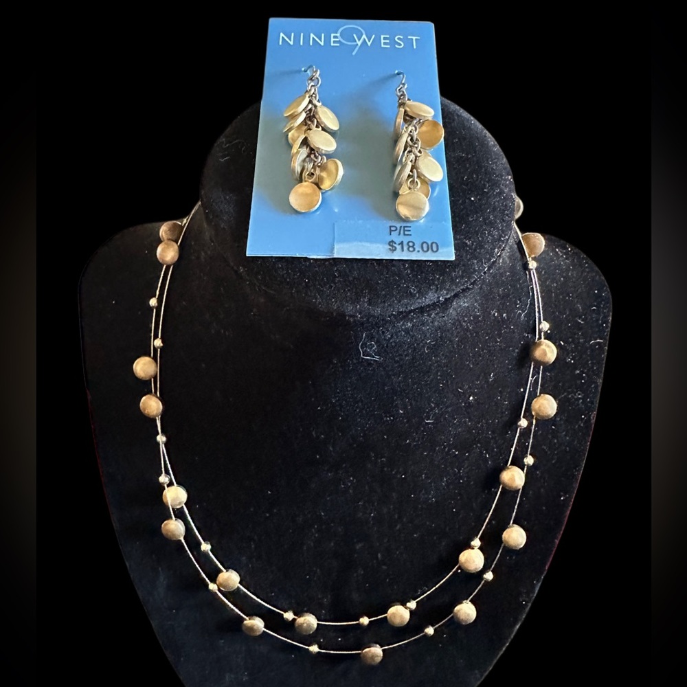 Nine West earrings and necklace